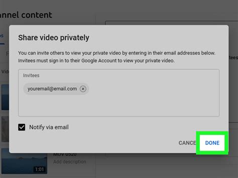 Private Youtube