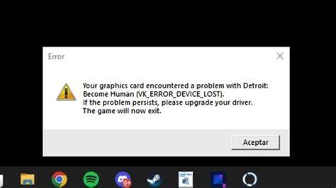 Problem with your graphics card