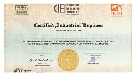 Process Engineer Certification