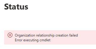 Process creation failed