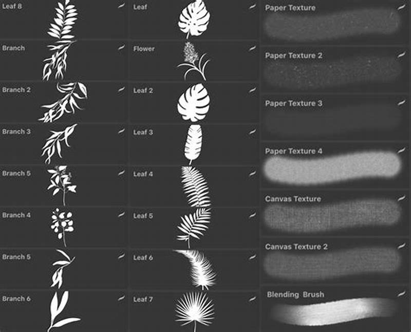 Procreate Pattern Brushes Free