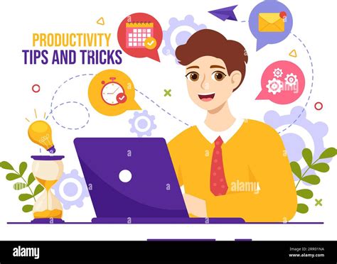 Productivity Tips Illustration