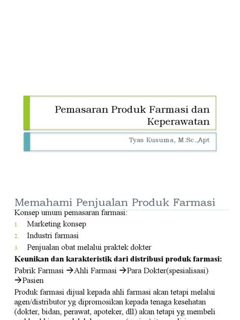 Produk Farmasi MM YY