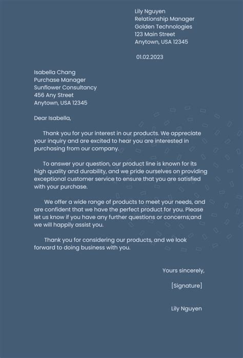 Good Language in Letter