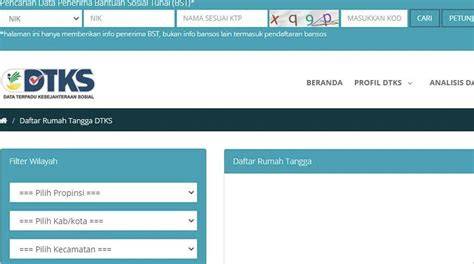 Program Bansos DTKS