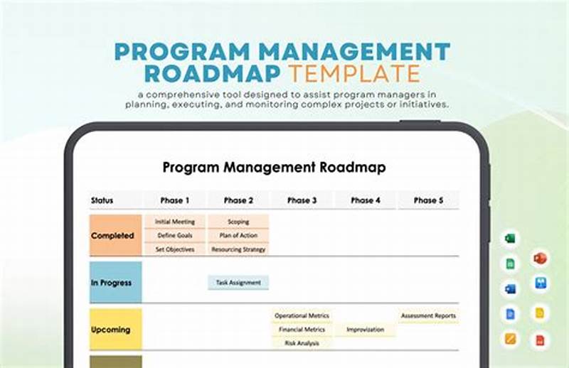 Program Roadmap Template
