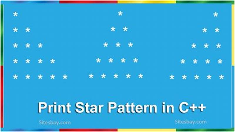 Program To Print Star Pattern In C