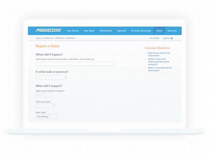 Progressive Insurance Claim Tracking