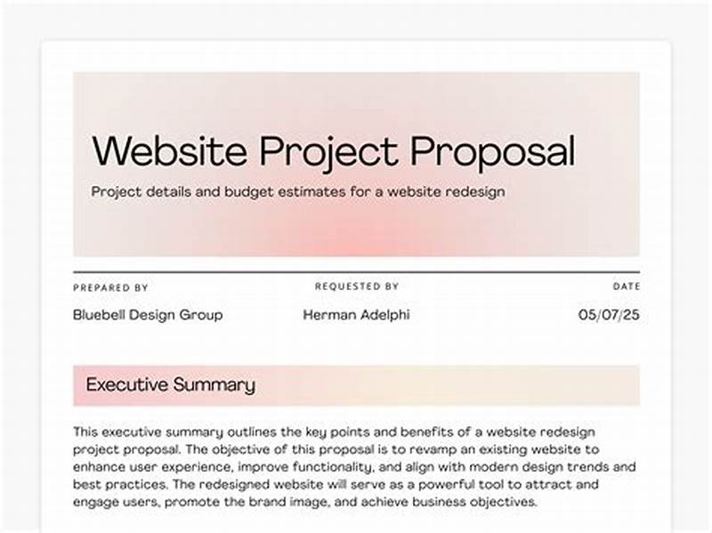 Project Proposal Template Example