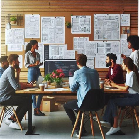 People discussing project plans