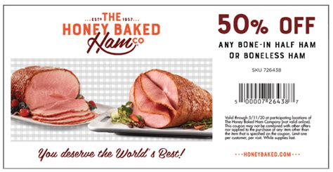 Promo Code 7 Off Honeybaked Ham Coupons 2019 Printable