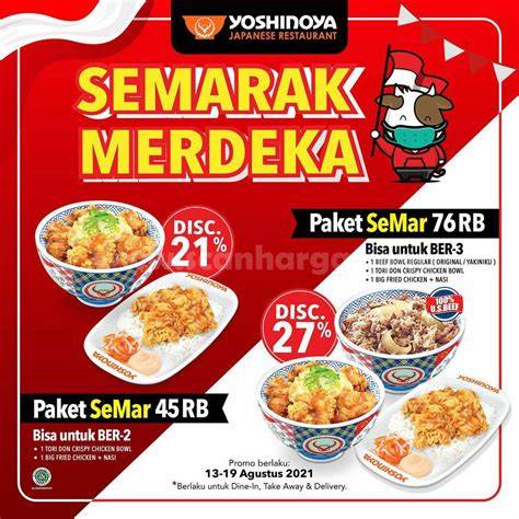 Promo Merdeka Yoshinoya