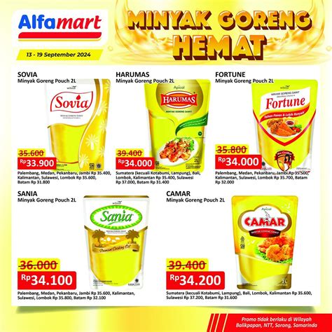 Promo Minyak Goreng Alfamart