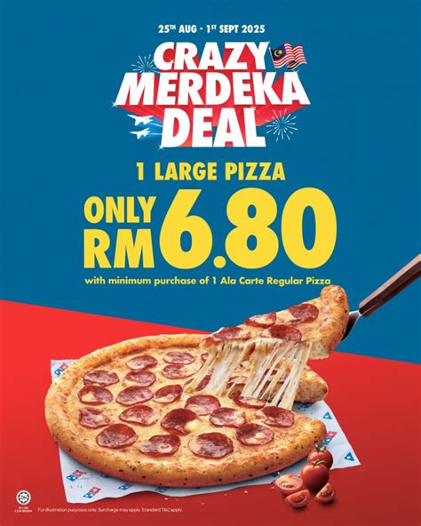 Promo Semarak Merdeka Dominos Pizza