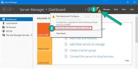 Promote this server to a domain controller