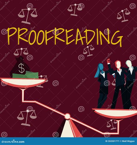 Proofreading concept