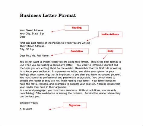 New writing format letter 750