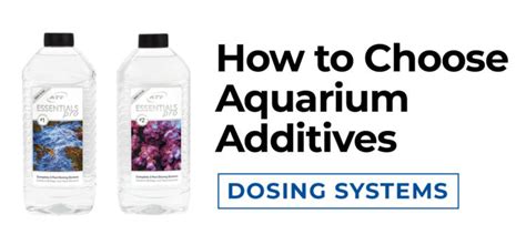 Proper Dosing of Aquarium Additives