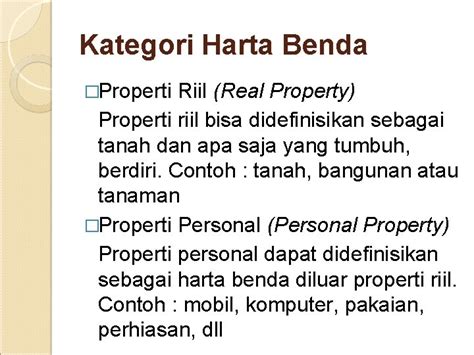 Properti Riil (Real Property)