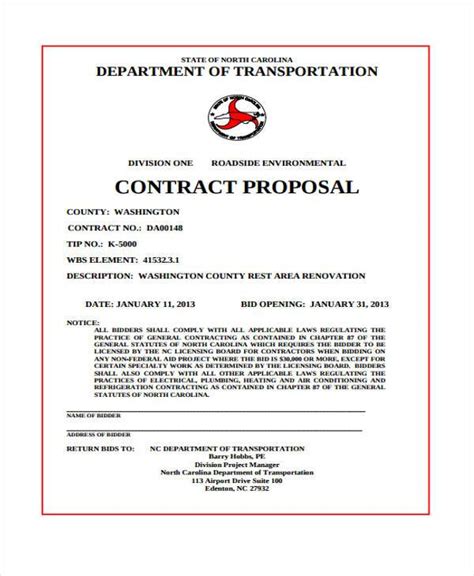 Proposal Agreement Template