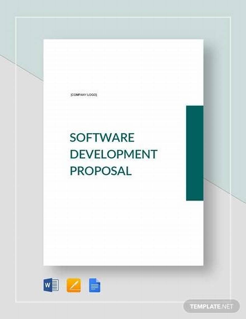 Proposal For Software Development Template