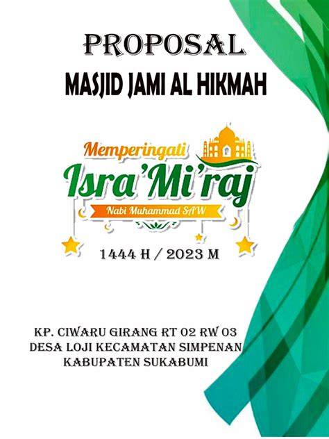 Proposal Isra Miraj
