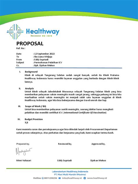 Proposal Pelatihan