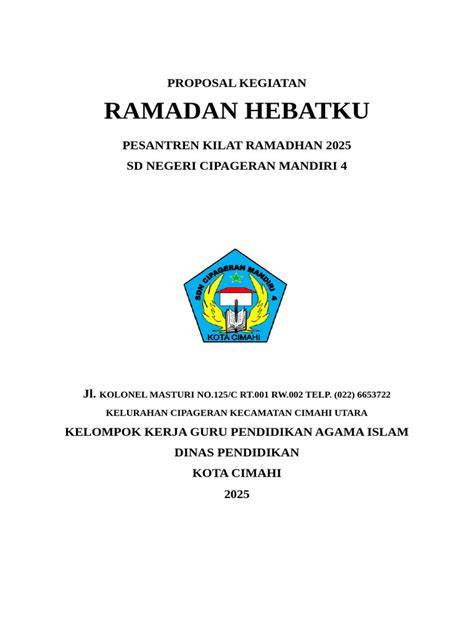 Proposal Pesantren Kilat 2025