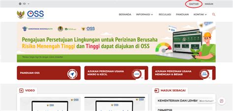 Proses Daftar OSS Online