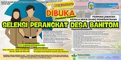 Proses Seleksi Perangkat Desa