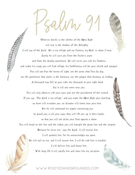 Psalm 91 Nkjv Printable