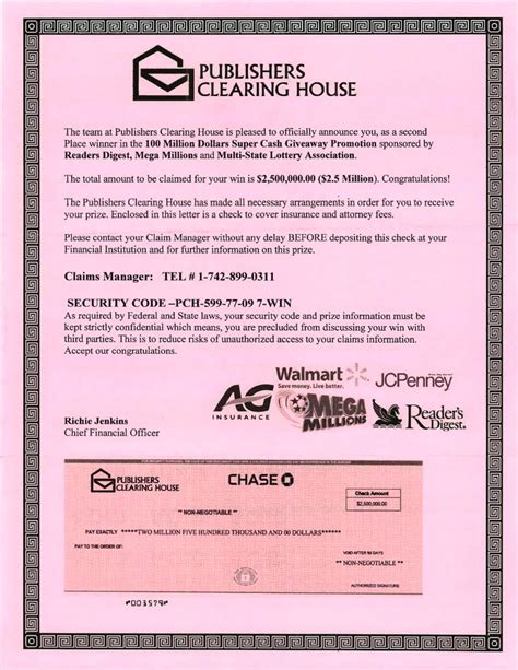 Publishers Clearing House Order Catalog