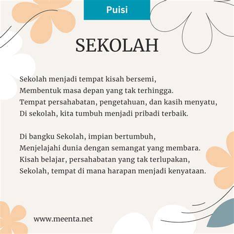 Puisi Sekolah