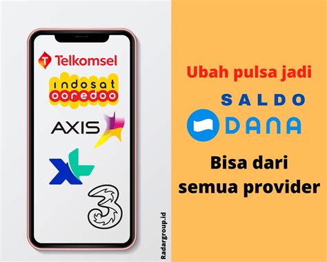Pulsa Jadi Saldo Dana Indonesia