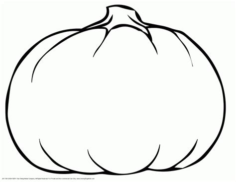 Pumpkin Blank Template