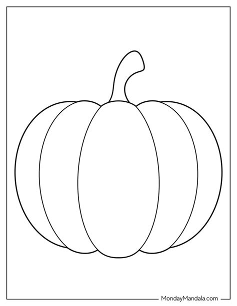 Pumpkin Drawing Template
