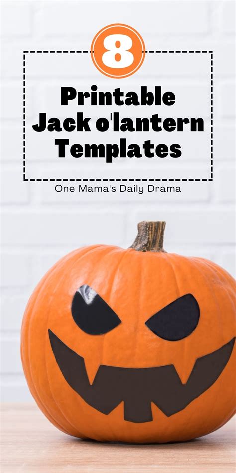 Pumpkin Lantern Template Free