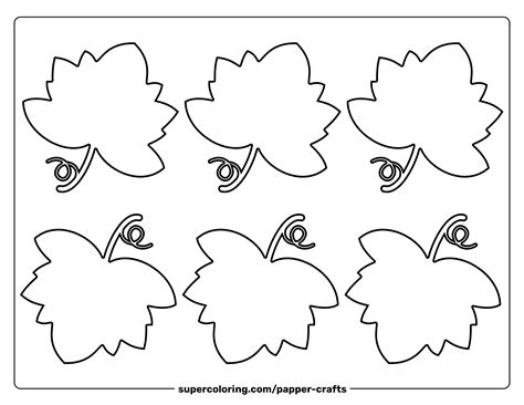 Pumpkin Leaf Template