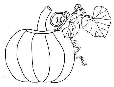 Pumpkin Printable Coloring Pages Free