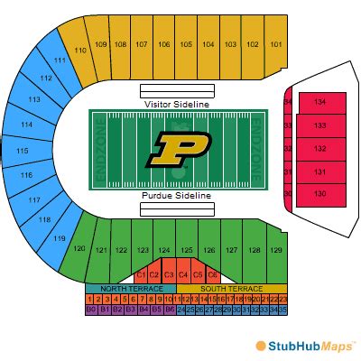 Purdue Football Seating Chart