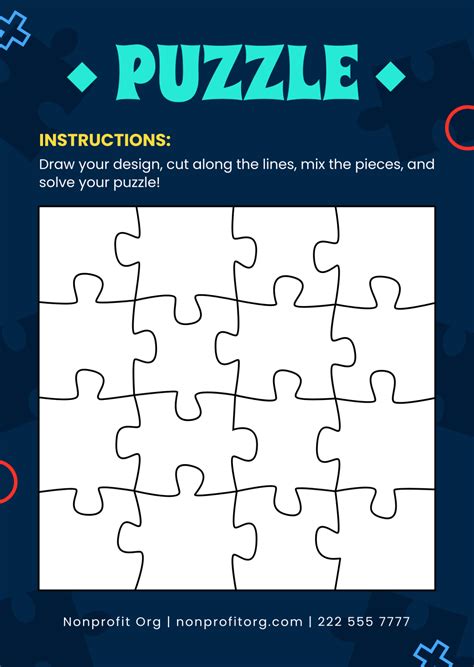 Puzzle Template Free