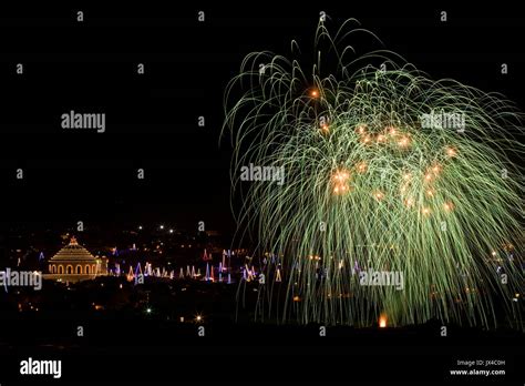 Pyrotechnics display