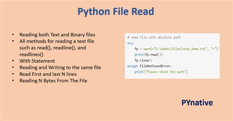 Python Codes to Read