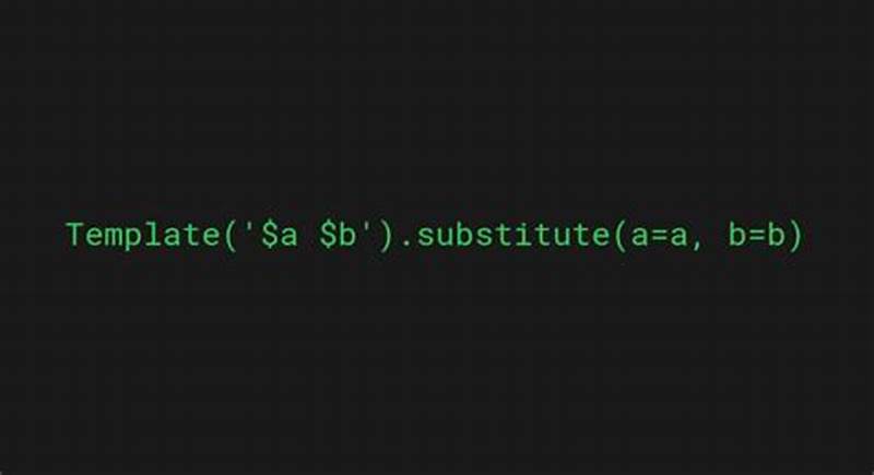 Python3 Template String