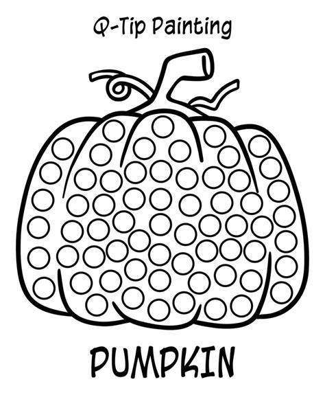 Q Tip Painting Printables