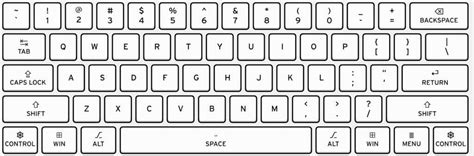 QWERTY Keyboard Layout