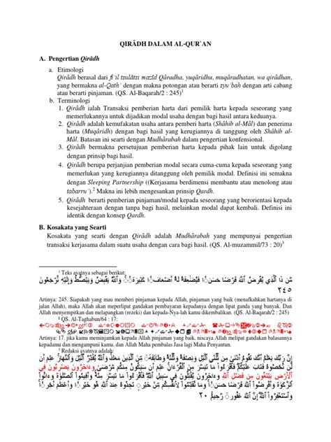 Qiradh Syariah Konsep