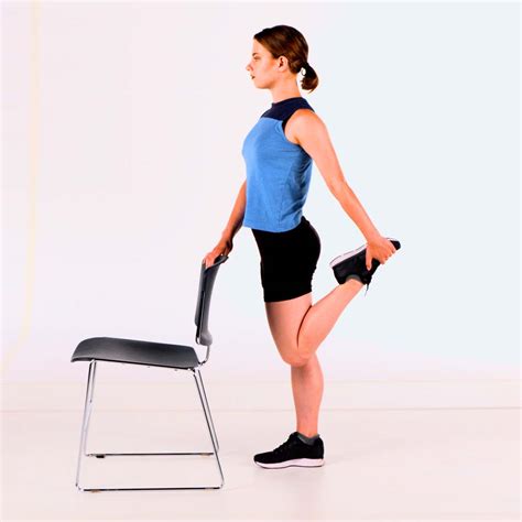 Quadriceps stretch standing