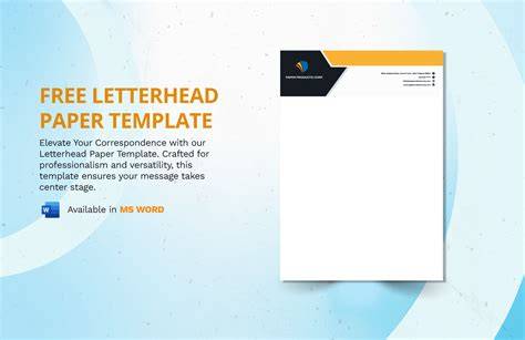 Quality Paper Letterhead