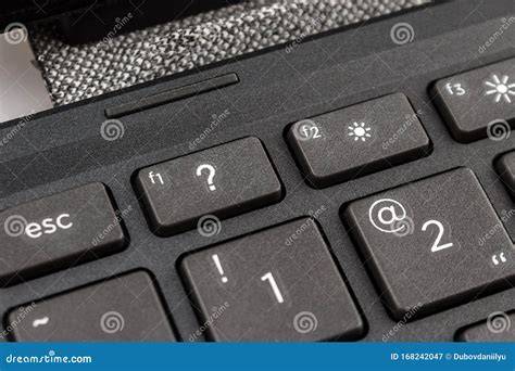 Question mark on a keyboard